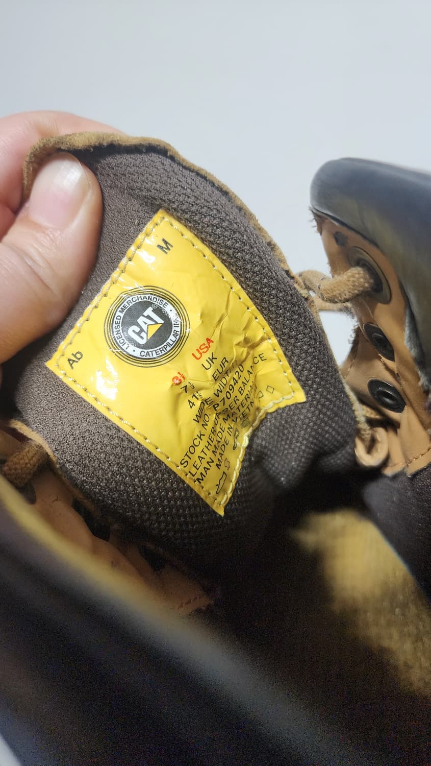 CAT 캐터필라 캐터필러 워커 255mm 상품이미지5