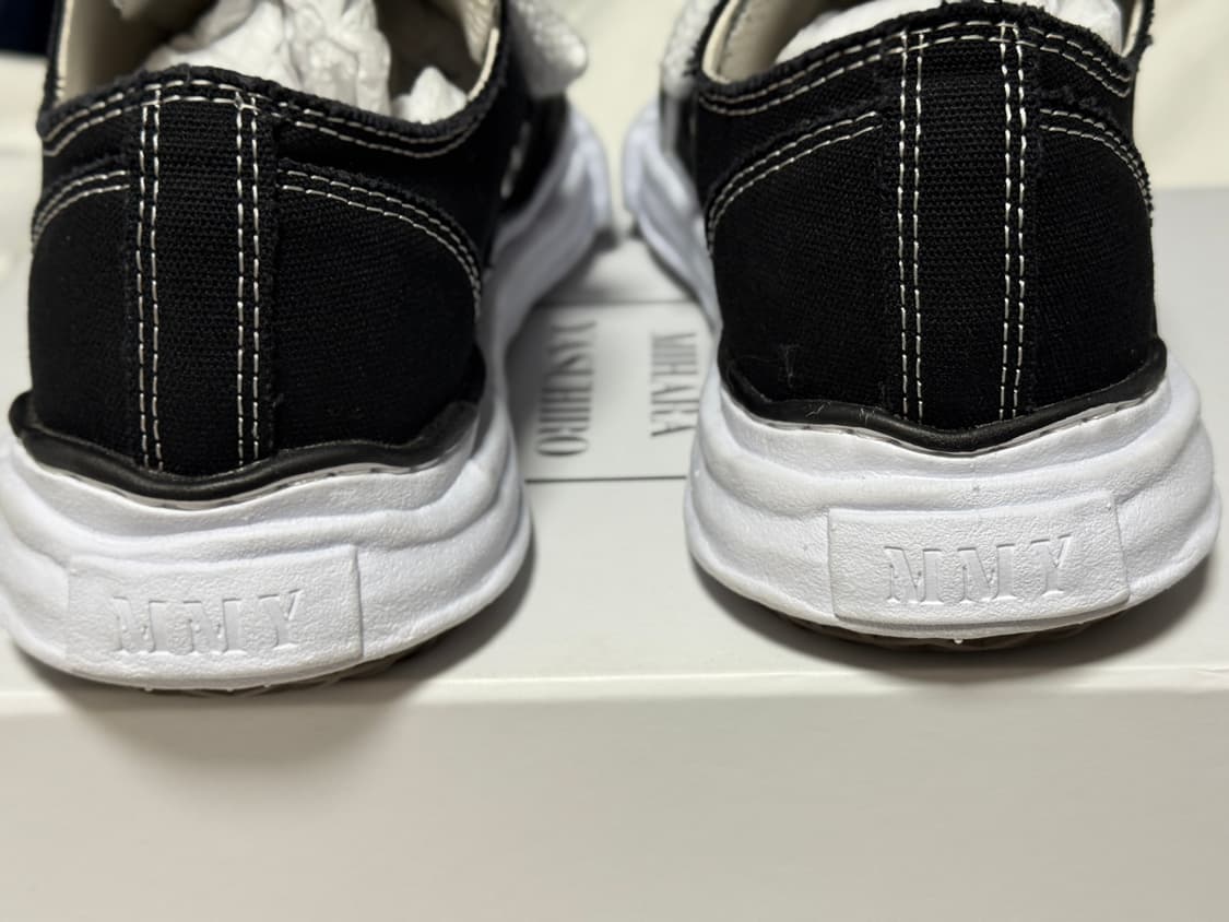 메종 미하라 야스히로 피터슨 OG 솔 캔버스 로우 44사이즈 상품이미지3