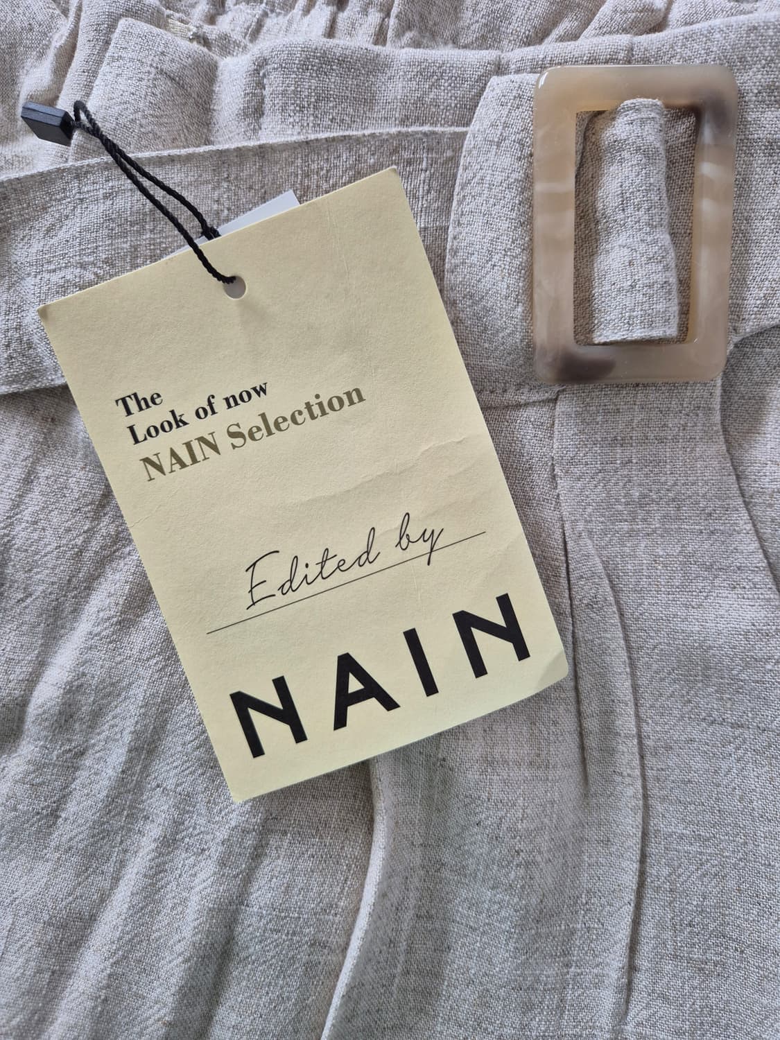 NAIN 린넨 벨트 반바지 상품이미지8