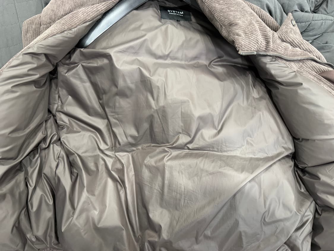 시스템옴므 코듀로이 구스다운 95 상품이미지5