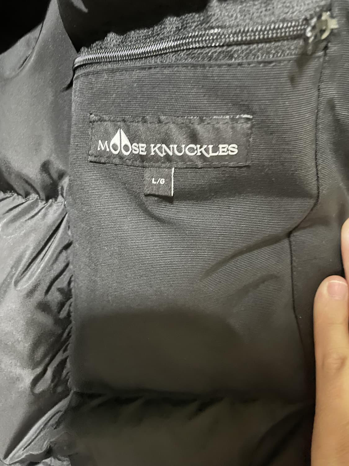 무스너클 남자 스틸링 파카 패딩 블랙 L사이즈 상품이미지6