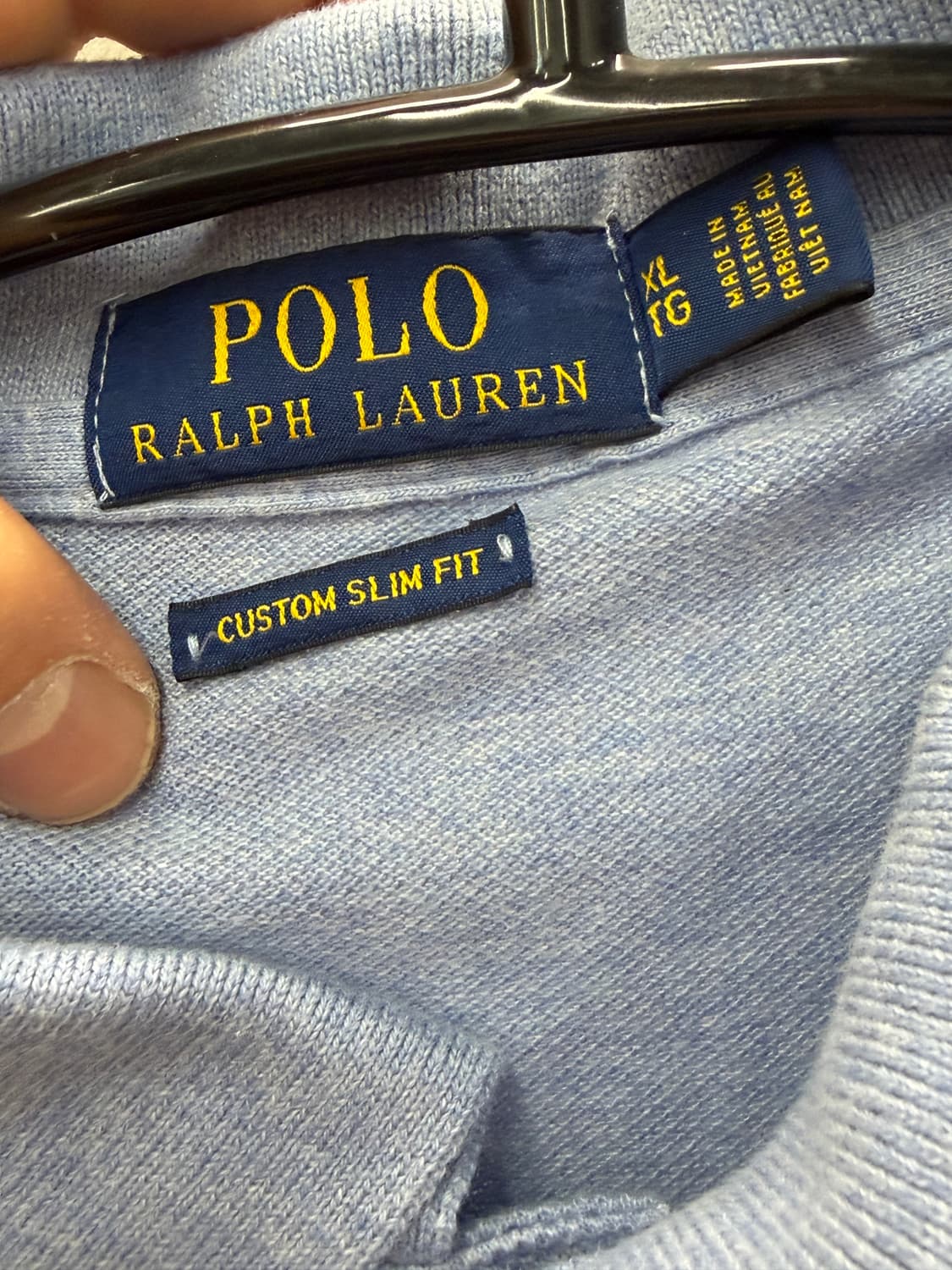 폴로 랄프로렌 카라티 스카이블루 XL 상품이미지3