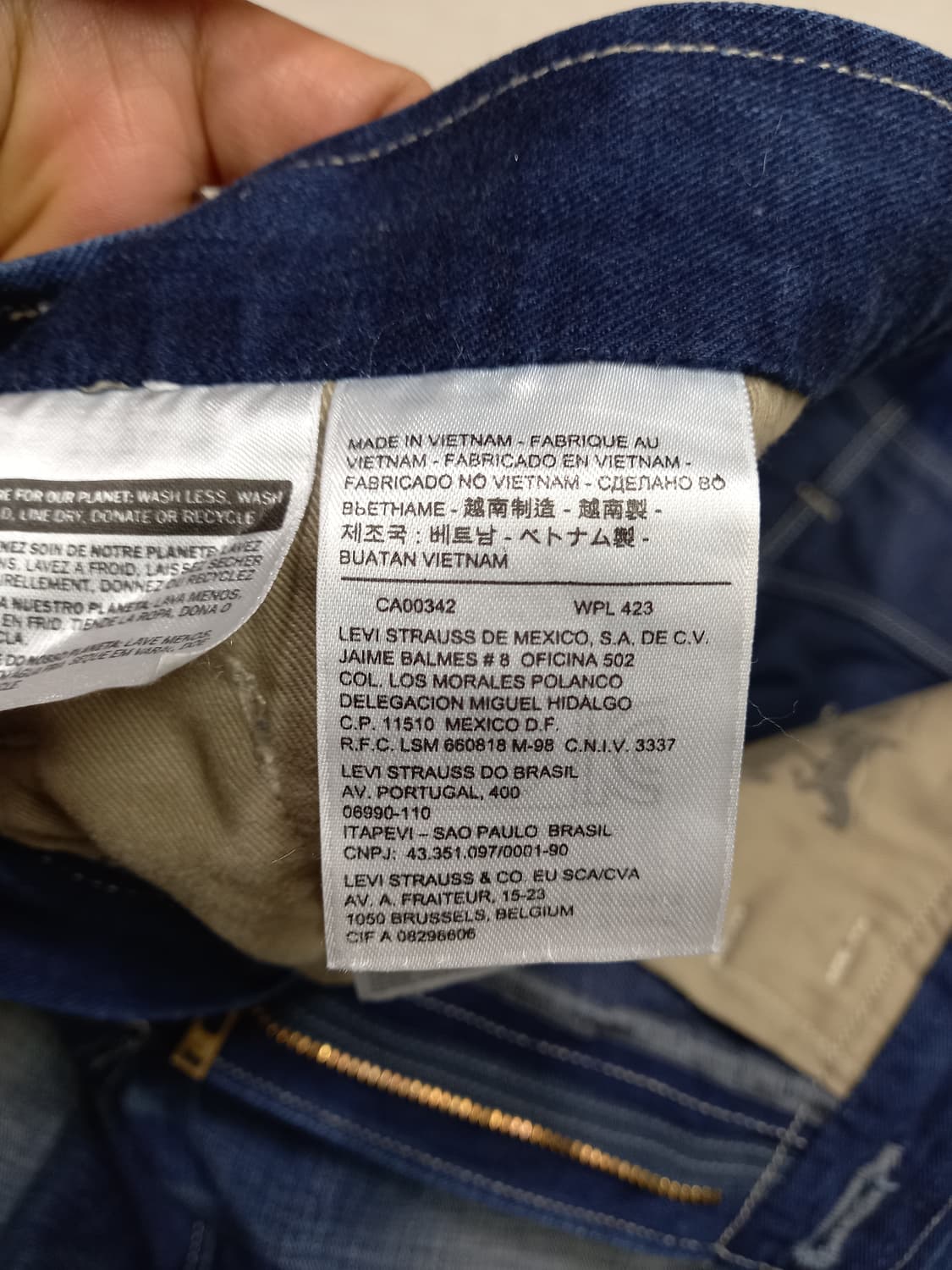 32 리바이스511 워싱 슬림일자진 32-326 상품이미지8