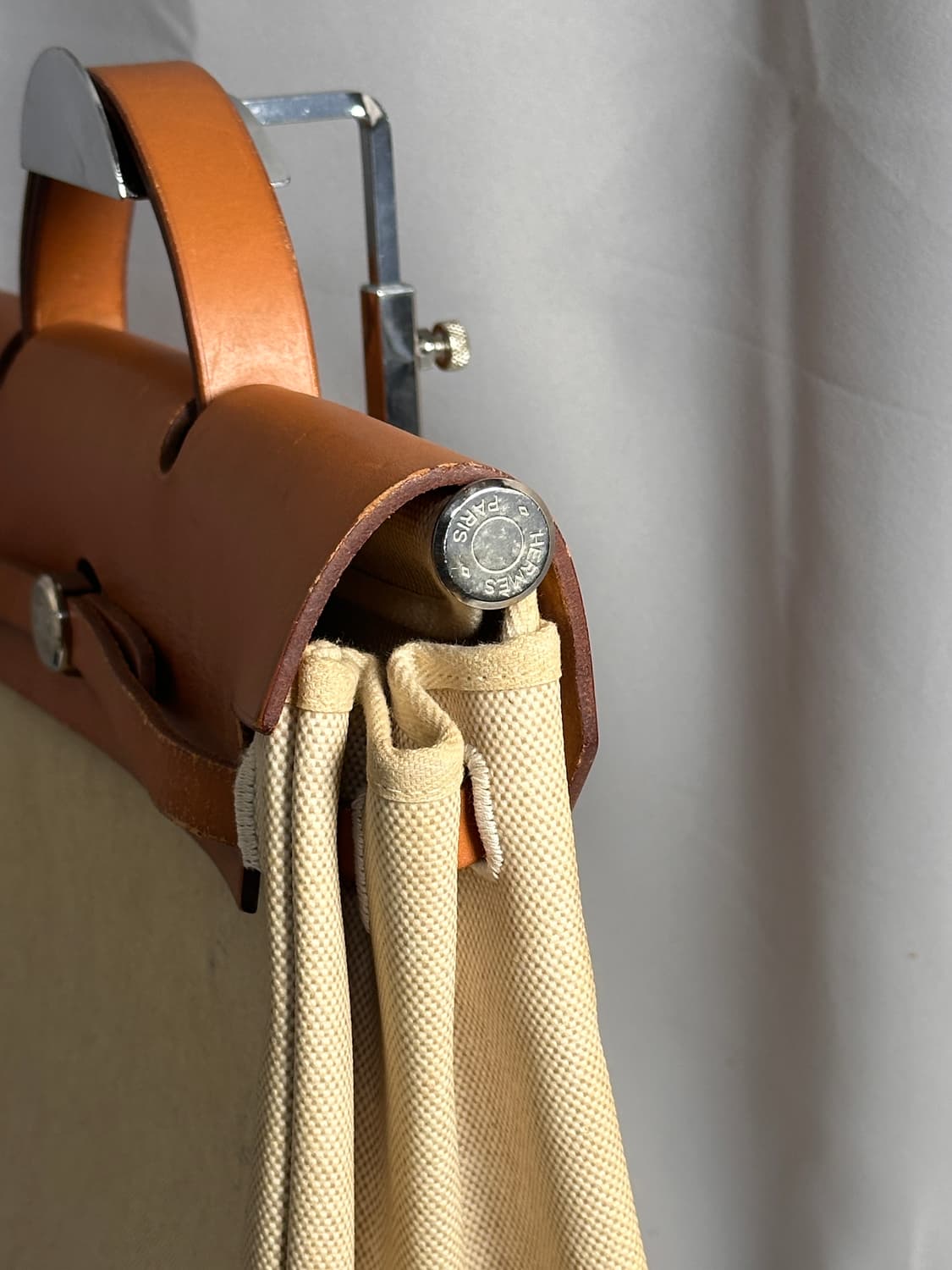 에르메스 에르백 카빈 39 베이지 & 내추럴 가죽 상품이미지7