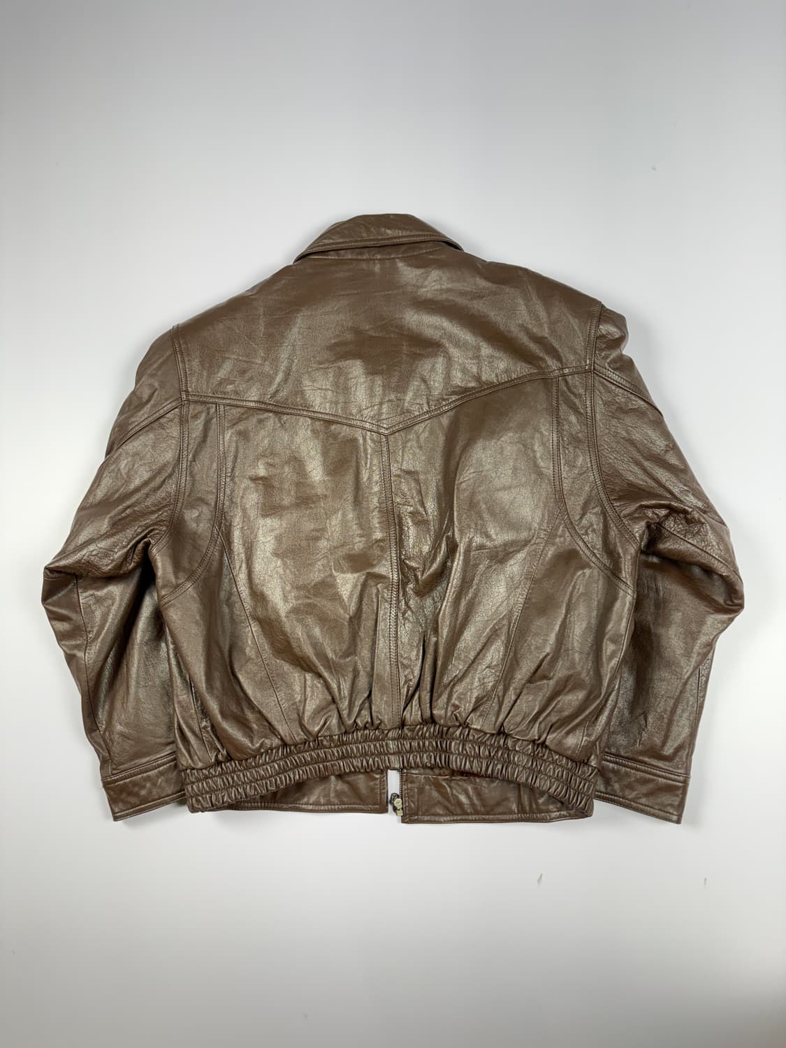 싱글 레더 자켓 상품이미지4