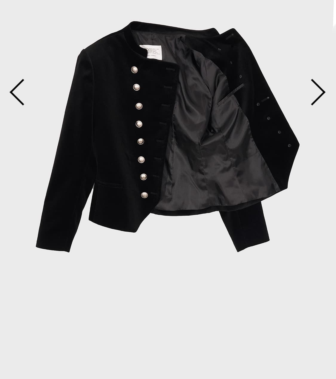 데어드 벨벳 자켓 dared VELVET OFFICER JACKET 상품이미지7