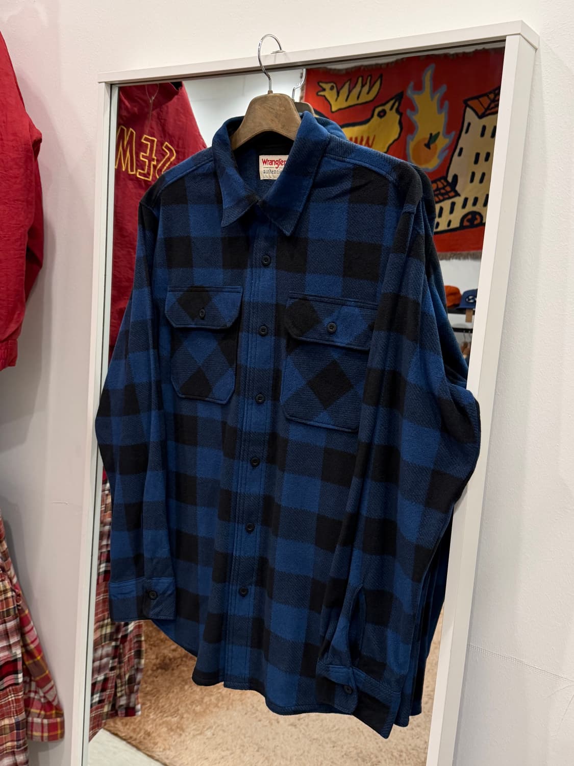 Wrangler 랭글러 플란넬 체크 셔츠 상품이미지1