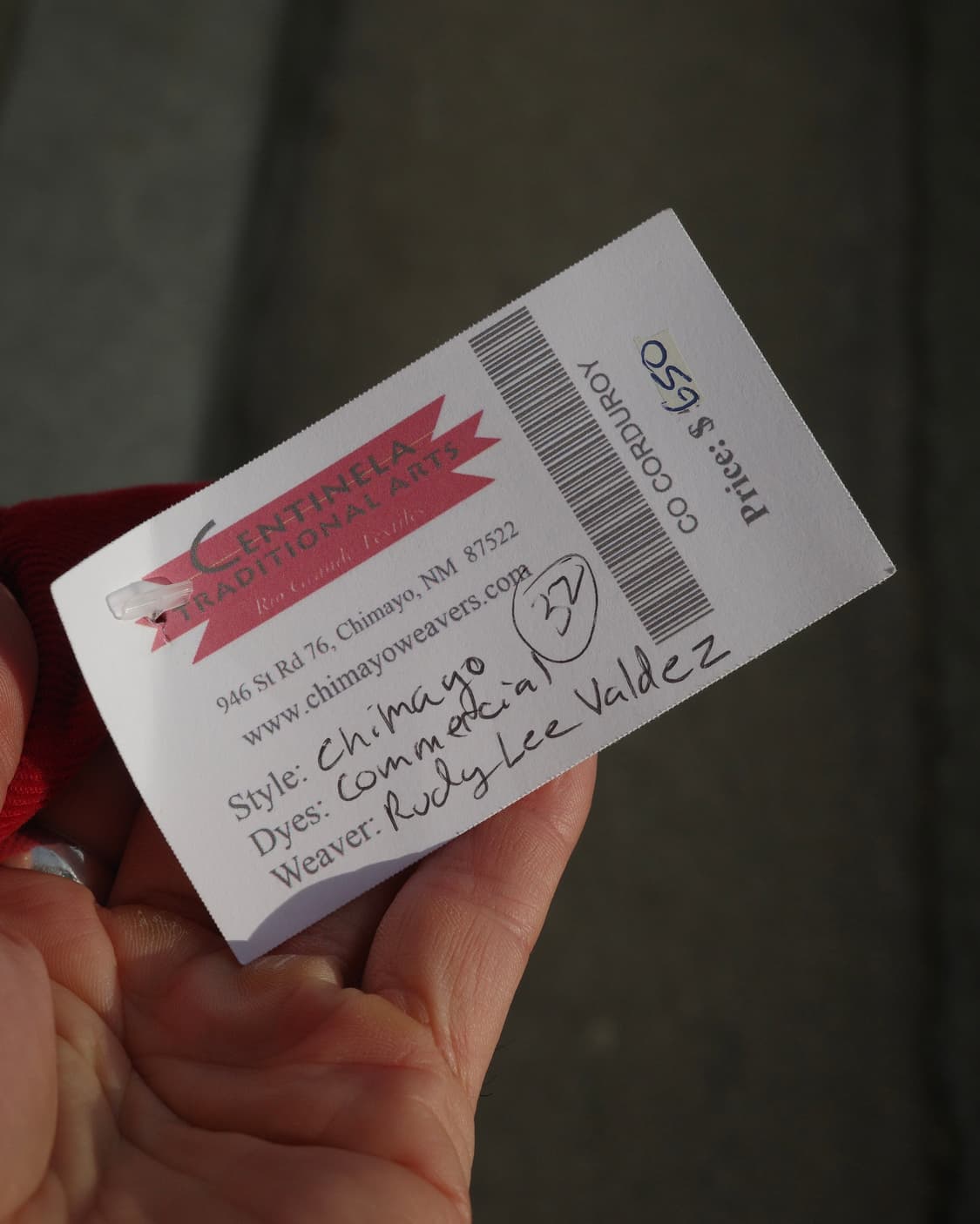 센티넬라 치마요 우븐 코듀로이 슬리브 자켓 상품이미지5