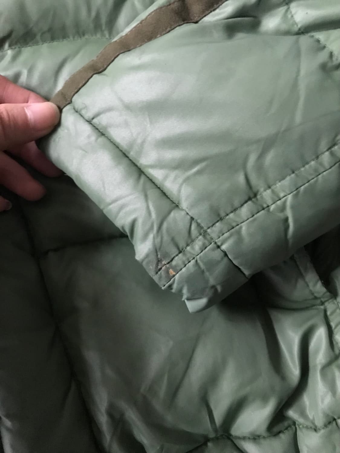 프레드페리 그린 브라운 패딩 상품이미지8