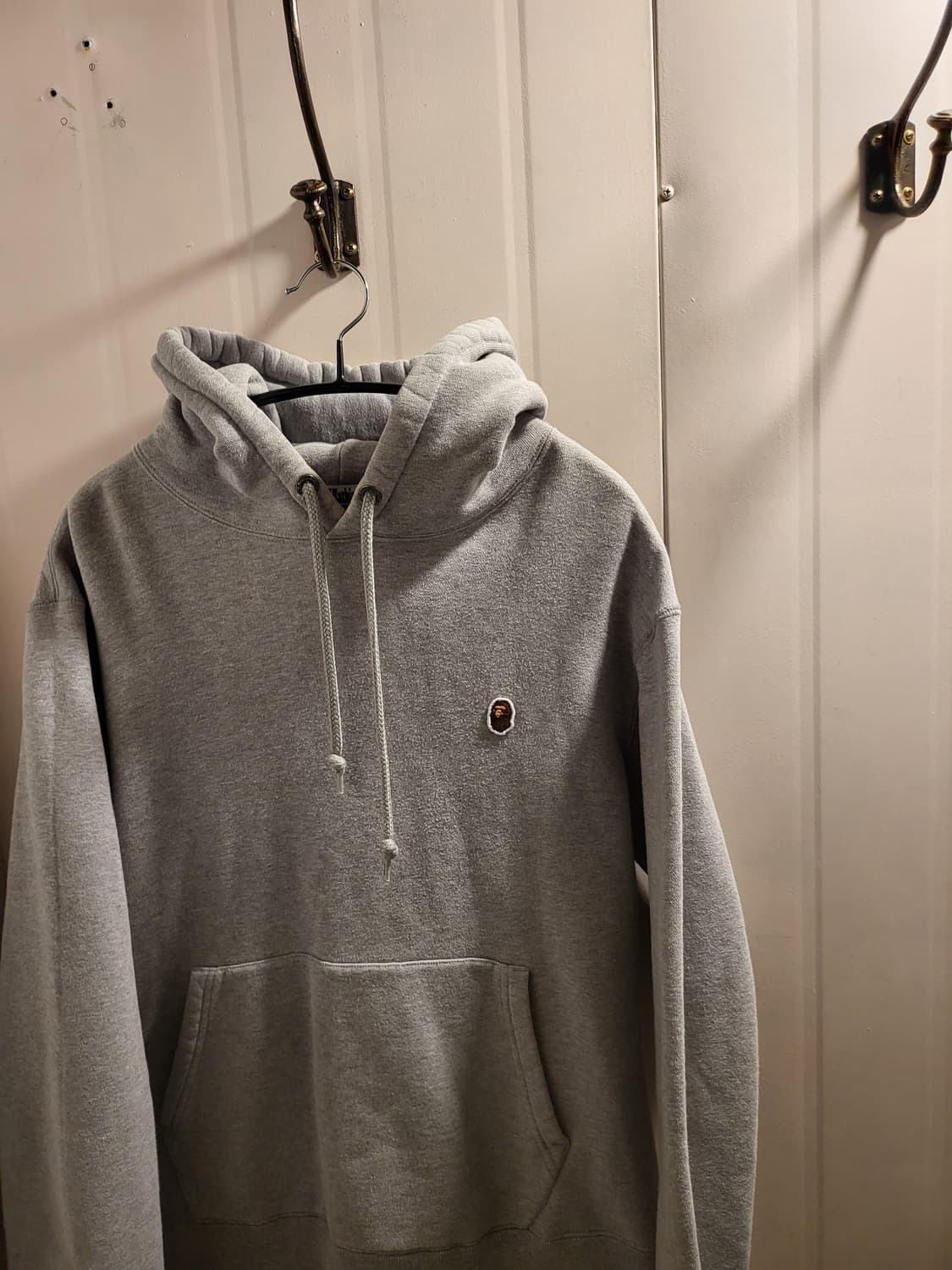 [L]베이프 그레이 후드티 상품이미지2