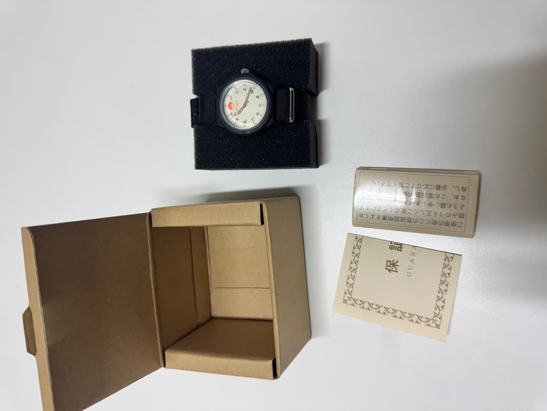 빔즈 오리지널 차이니즈 누매럴스 와치 블랙  상품이미지2