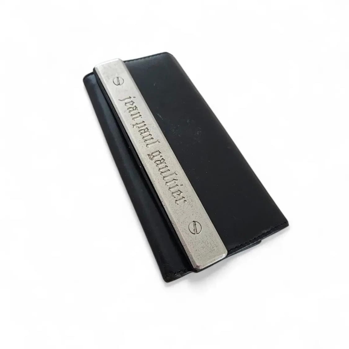 장폴고티에 메탈 플레이트 가죽 키체인 지갑 상품이미지2