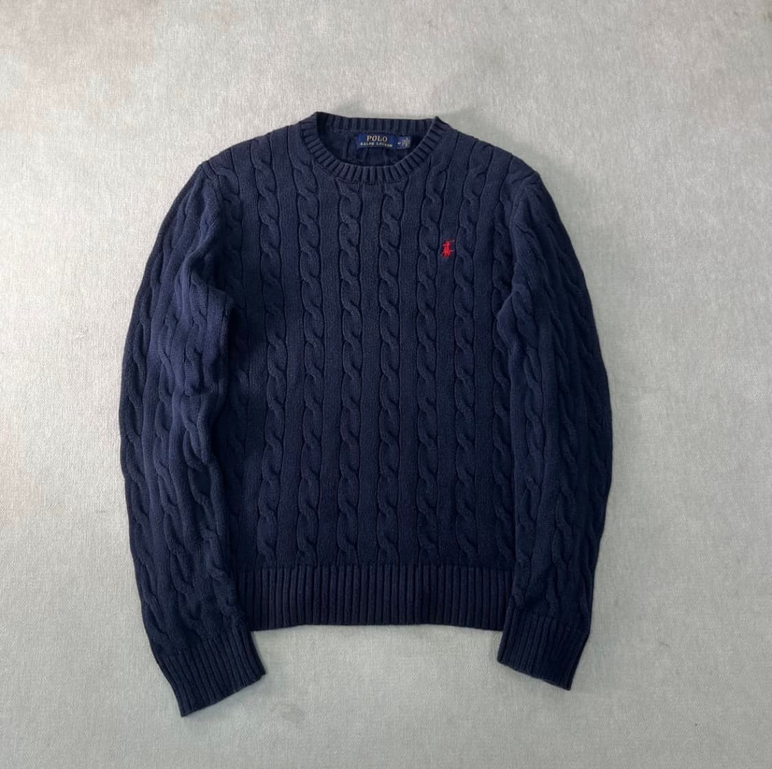 폴로 네이비 니트 M 상품이미지1