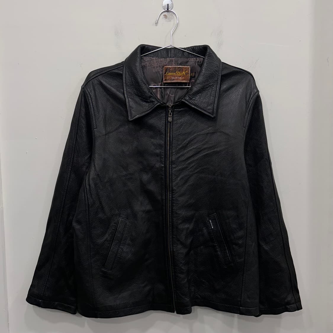 빈티지 양가죽 램스킨 카라 미니멀 레더자켓 상품이미지2