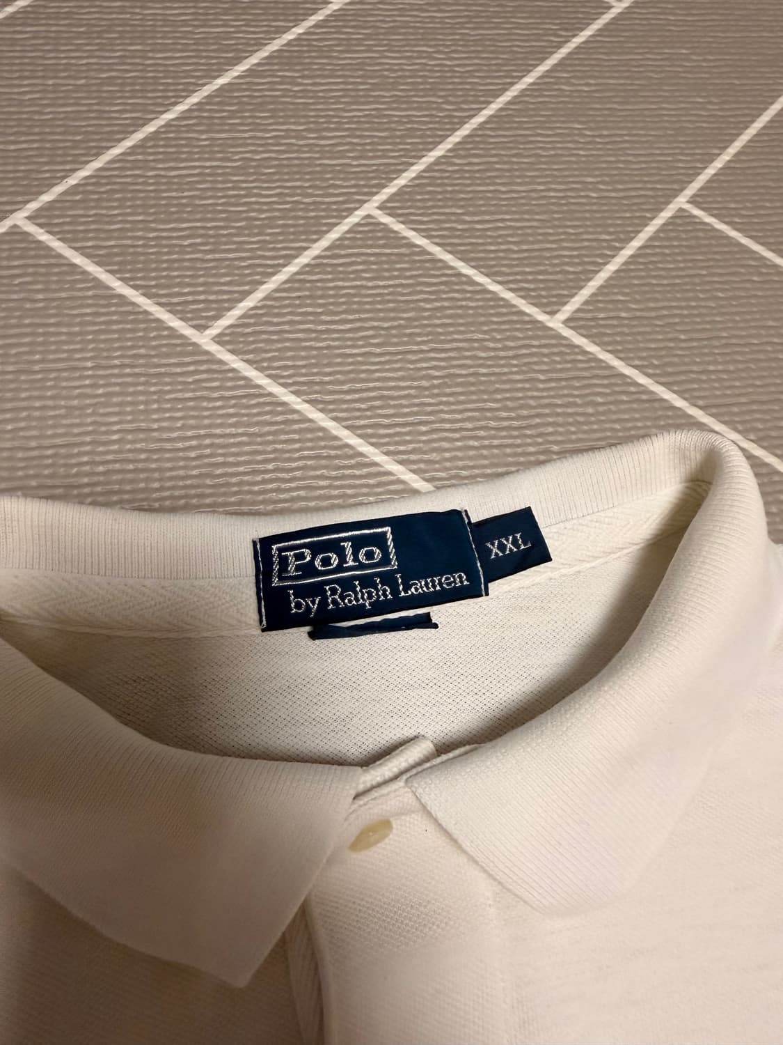 폴로 빅포니 성조기 반팔 럭비티 화이트 상품이미지5