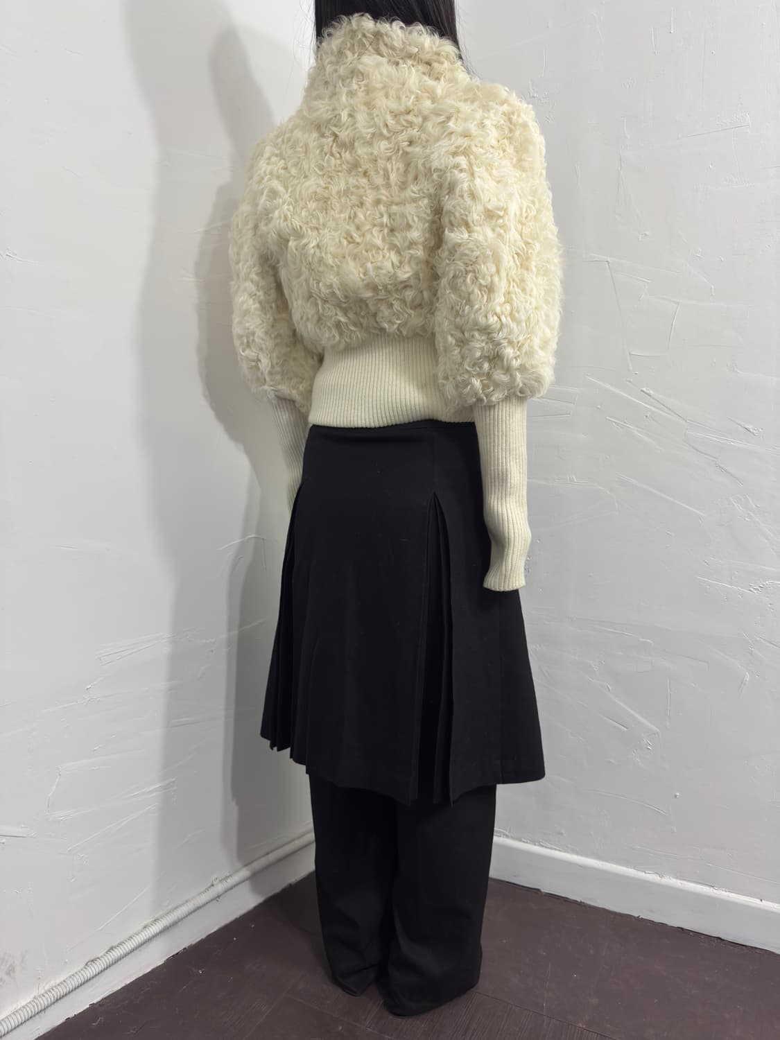 jessi newyork fur layered twoway zipup 상품이미지5