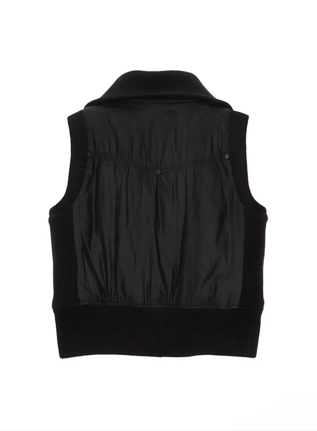 마뗑킴 니트 패딩조끼 니트 포인트 하이넥 조끼 패딩 상품이미지2