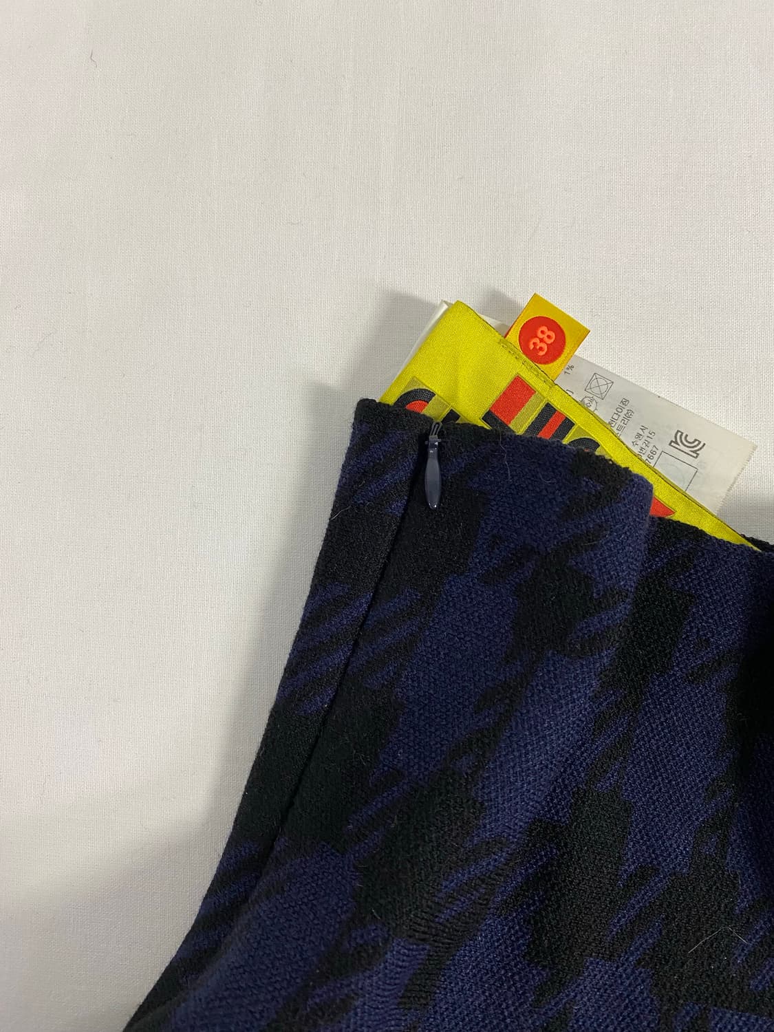 럭키슈에뜨 프릴 모 체크 스커트 38 상품이미지4