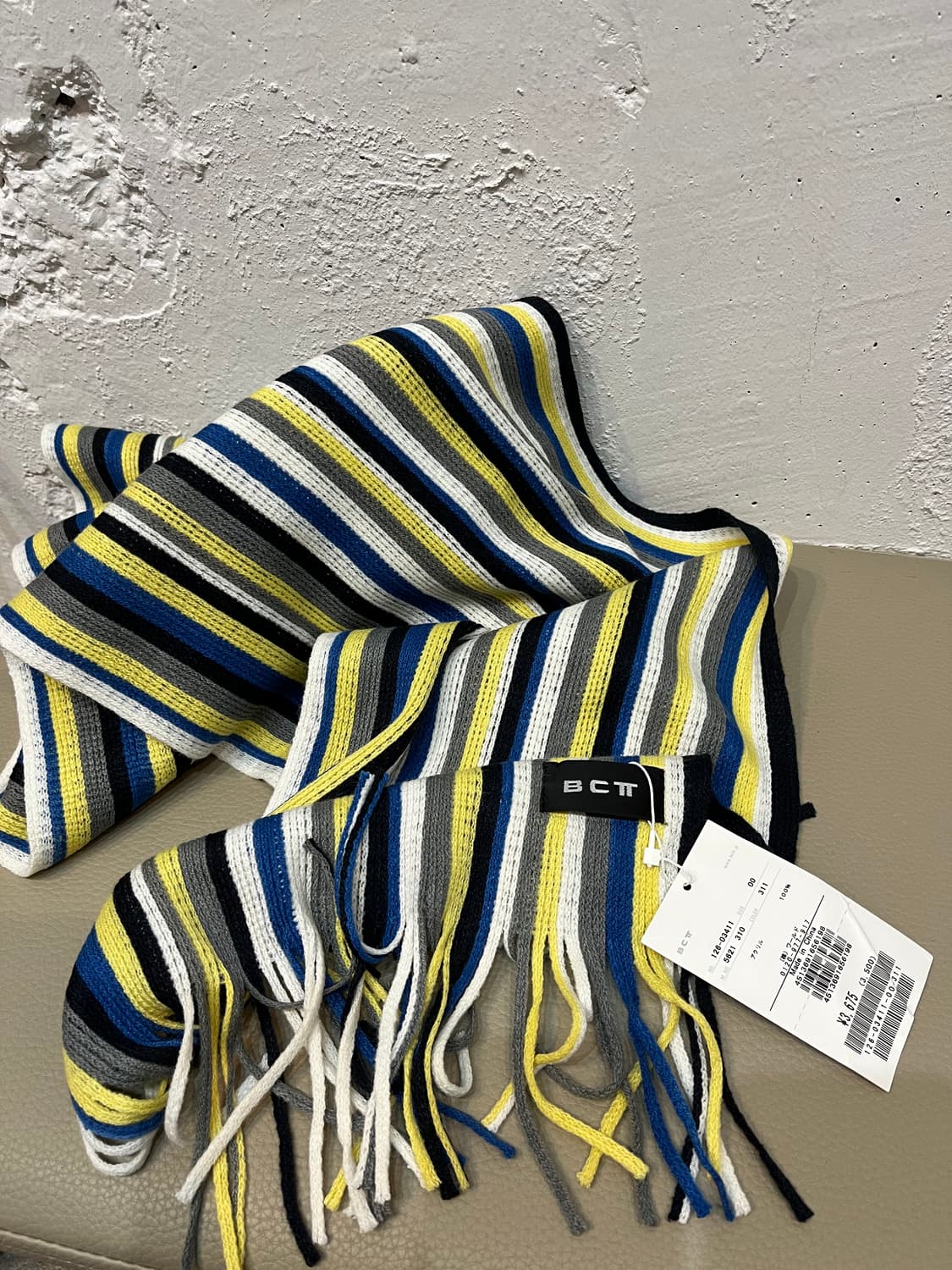 JPN 니팅 머플러 스카프 미사용품  상품이미지1