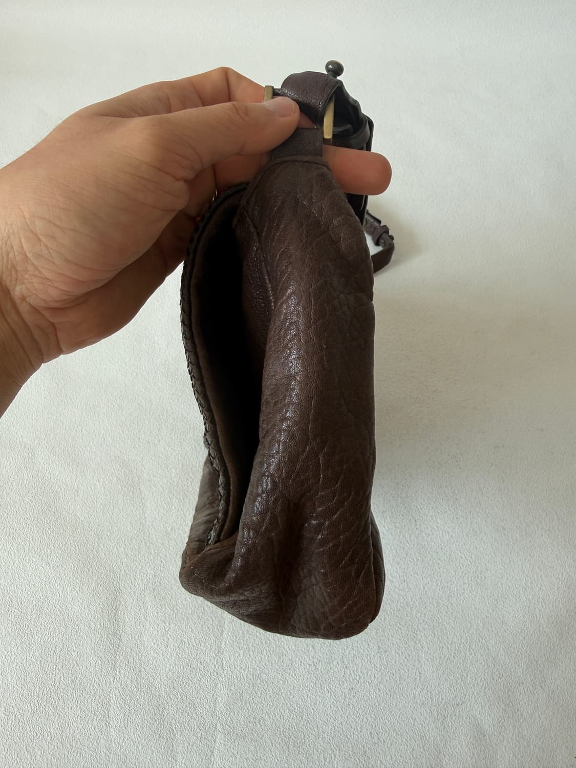 Pre owned 레더 크로스백 상품이미지3