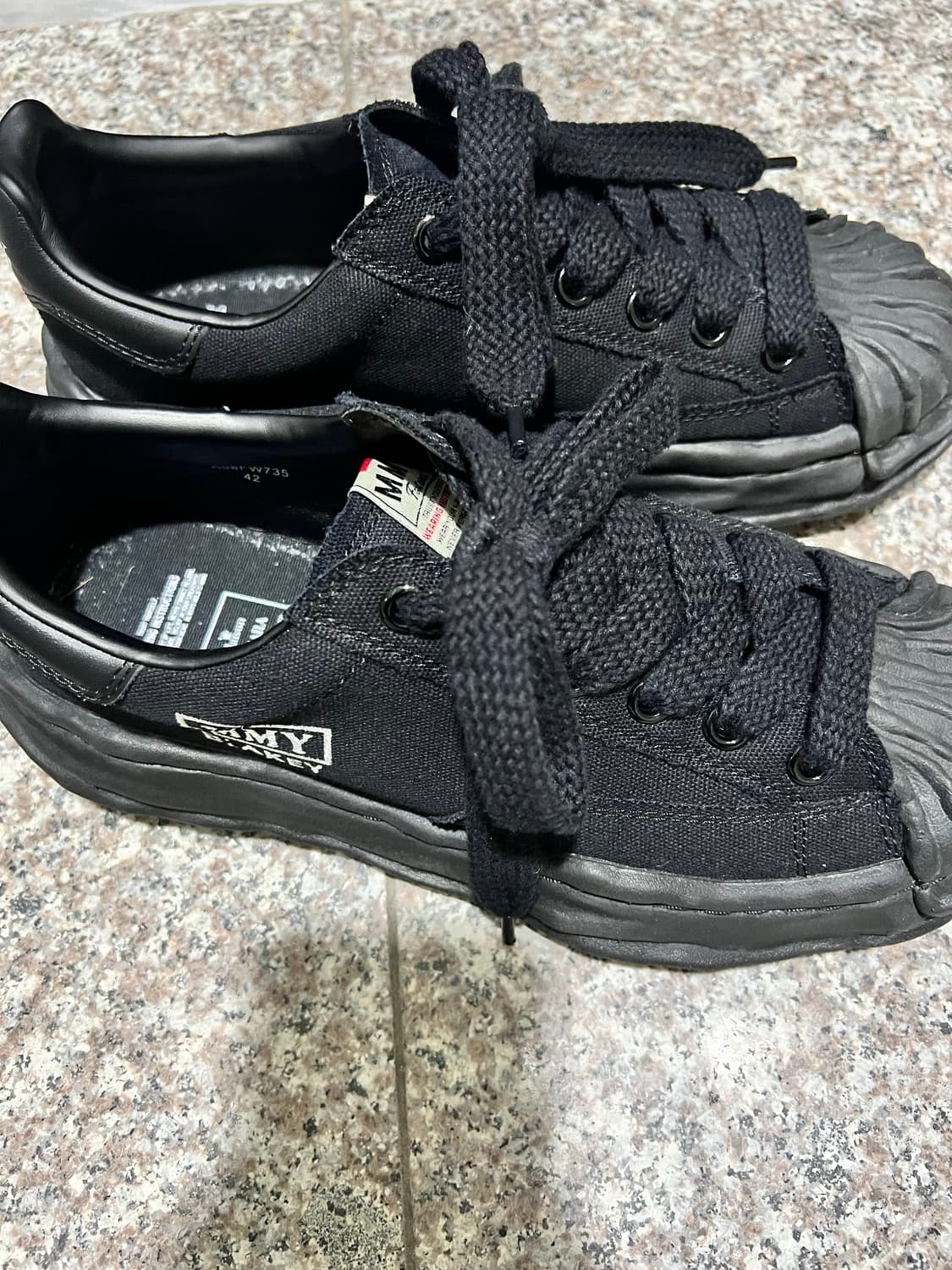 정품 메종 미하라 야스히로 블레이키 블랙 42 상품이미지2