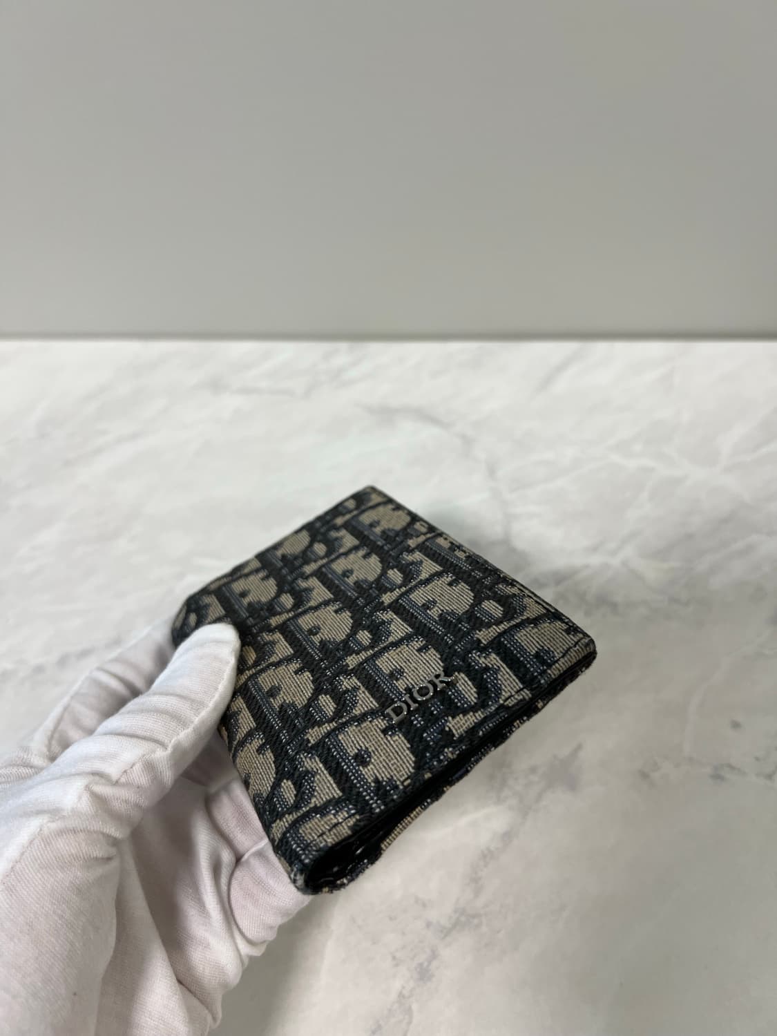 디올 오블리크 자카드 오거나이저 지갑 상품이미지6