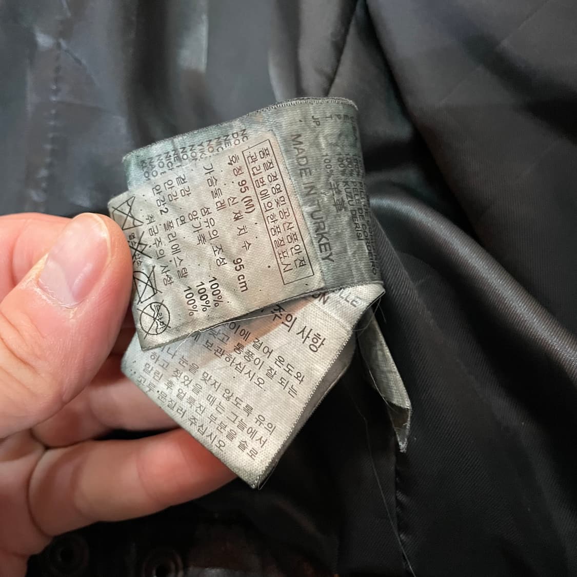 디젤 양가죽 라이더 자켓 상품이미지6