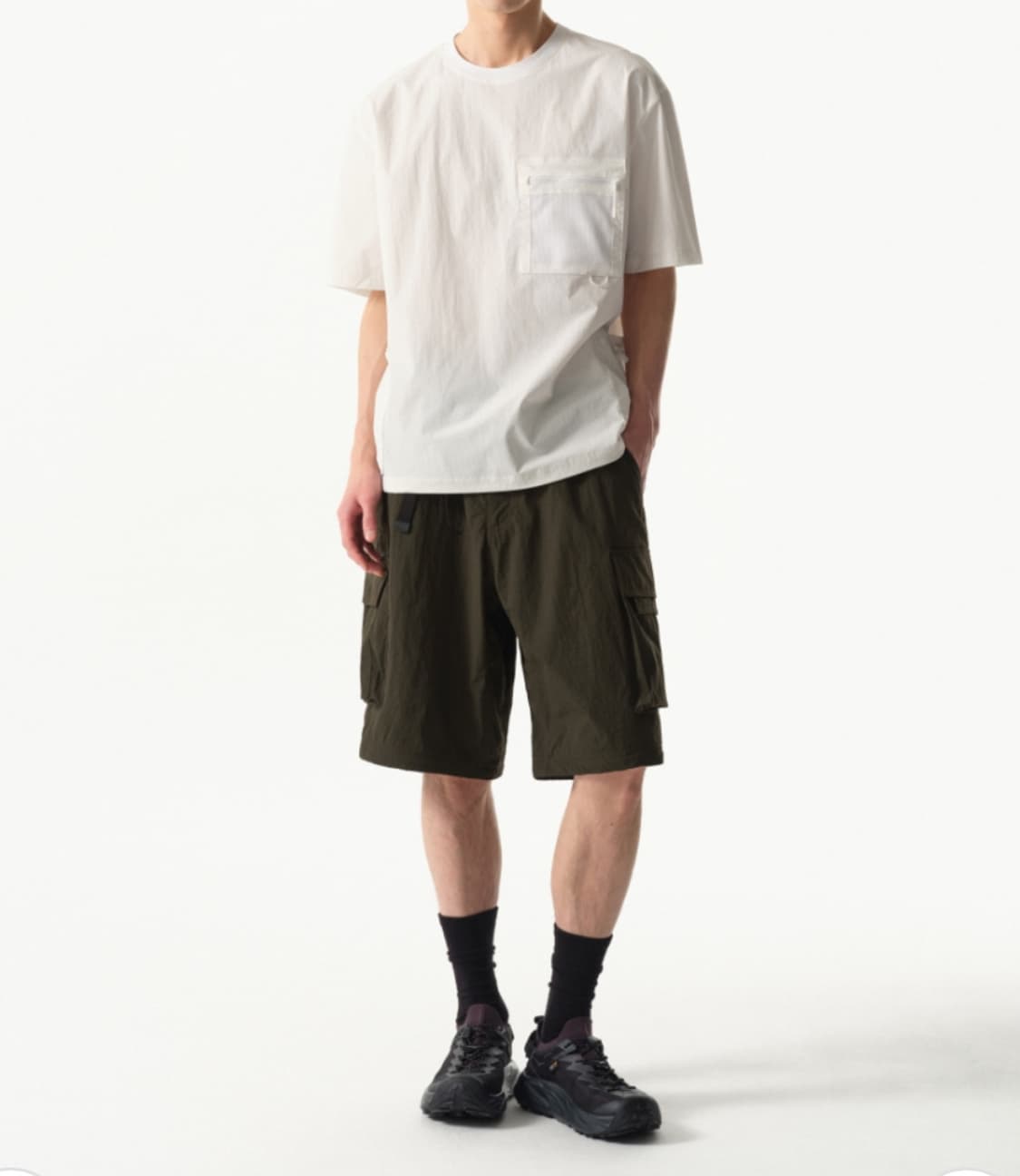 무탠다드 와이드 벨티드 디태처블 카고 팬츠 상품이미지6