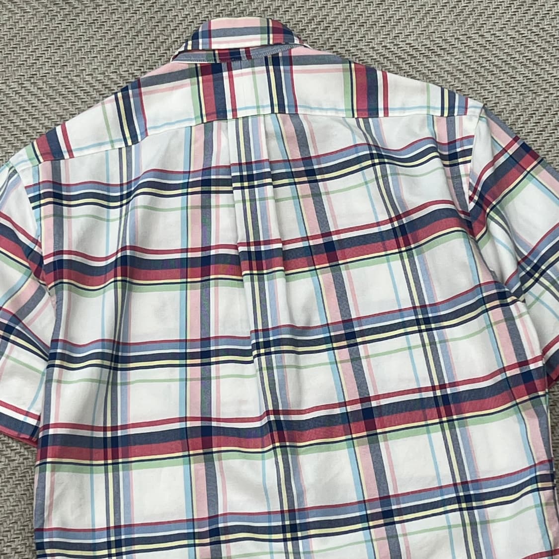폴로 랄프로렌 체크하프셔츠 r4019 상품이미지4