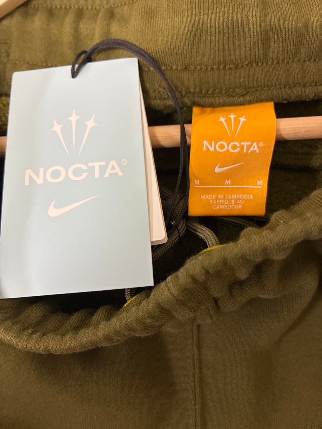 [M]나이키x녹타 오픈헴 플리스 워시 팬츠 상품이미지4