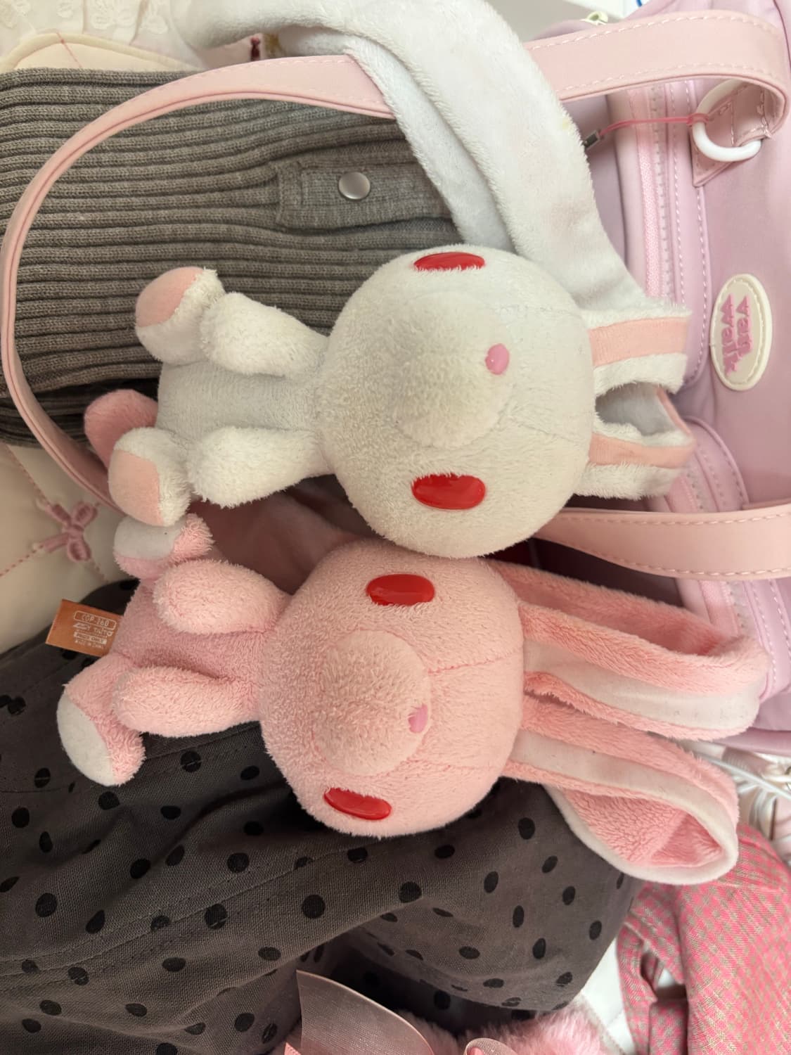 빈티지 고전 범용토끼 마스코트 흰색 핑크색 상품이미지1