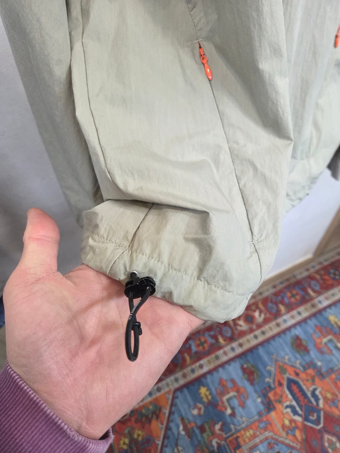 유니폼브릿지 navy sports 웜업 방풍 맨투맨 L 오버핏 상품이미지6