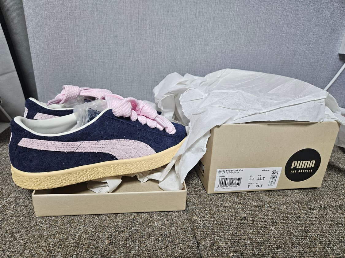 푸마 스웨이드 빈티지 비걸 곤핑 245 새상품  상품이미지5