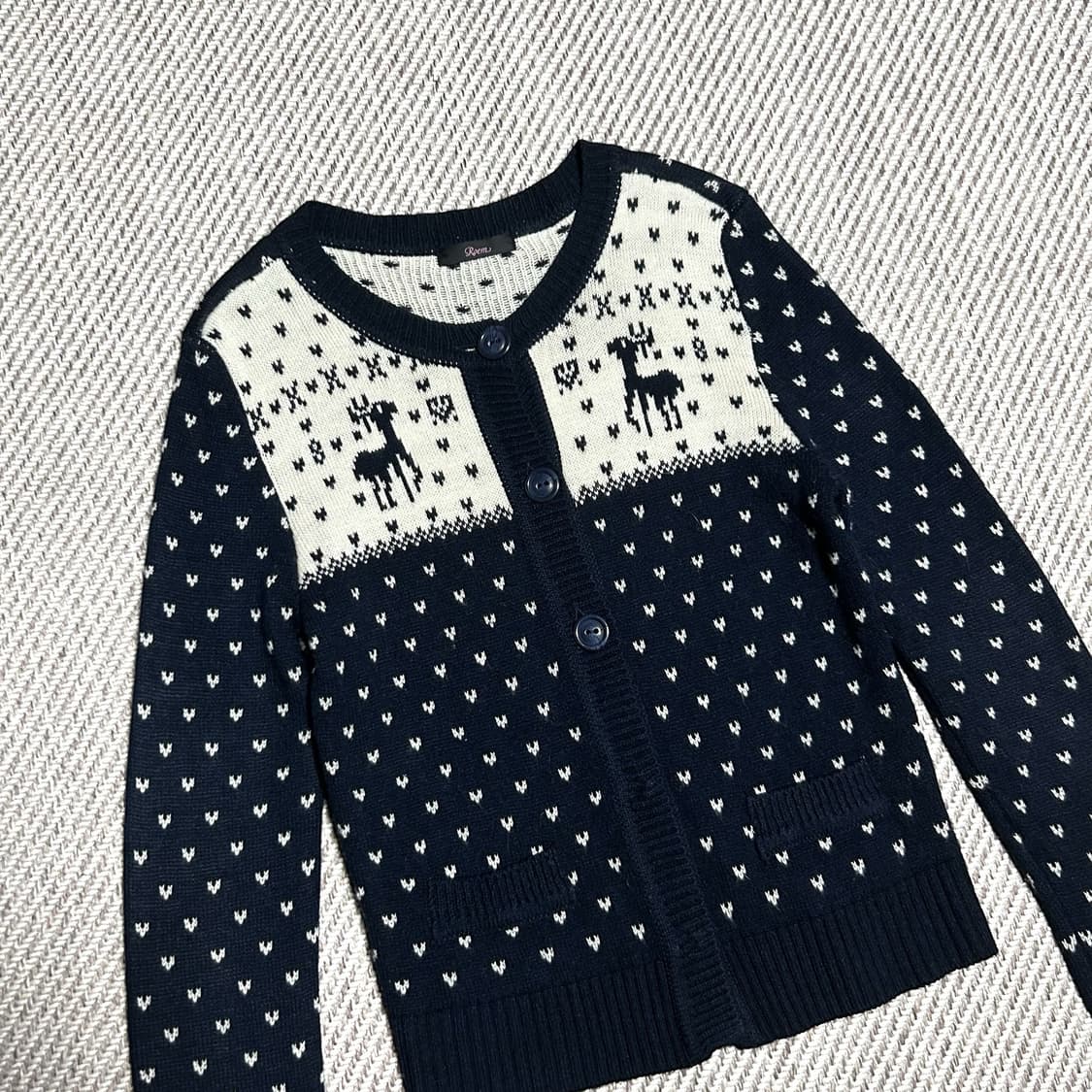 [S] Roem 로엠 우먼즈 노르딕 니트 가디건 상품이미지2