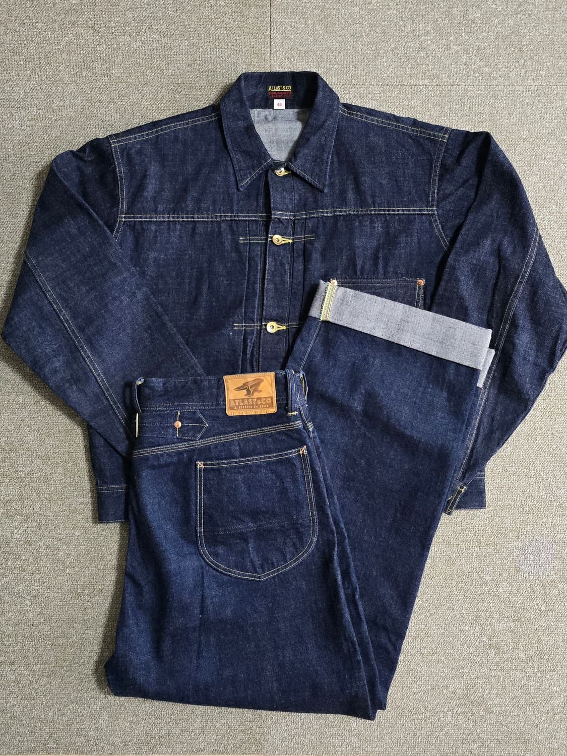 타임원클로딩 엣라코 147 데님셋업 J48/P38 엣라스트Timeworn 상품이미지1