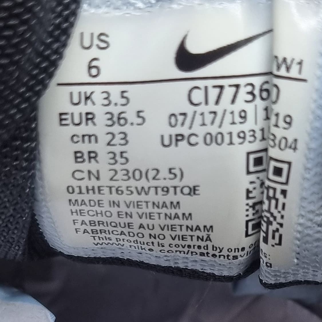 나이키 에어맥스1  G 여성골프화230 상품이미지6