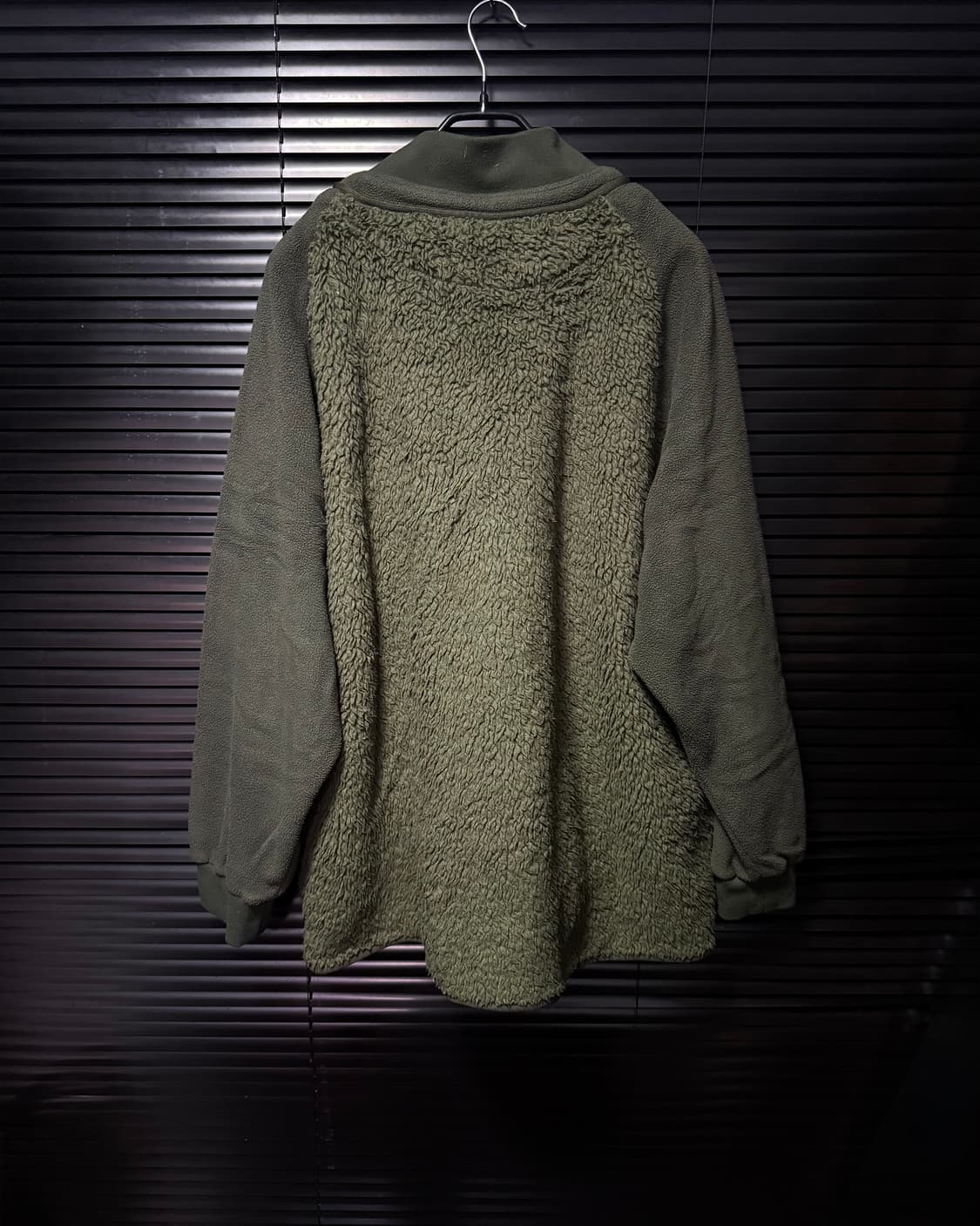 유니클로 화이트 마운티니어링 후리스 플리스 카키 밀리터리 2XL XXL 상품이미지6