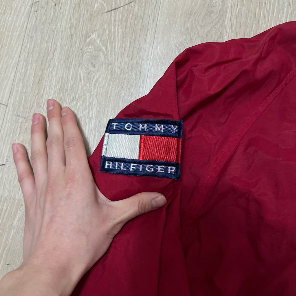 타미힐피거 올드스쿨 빅로고 바람막이 자켓 XL/105  상품이미지3