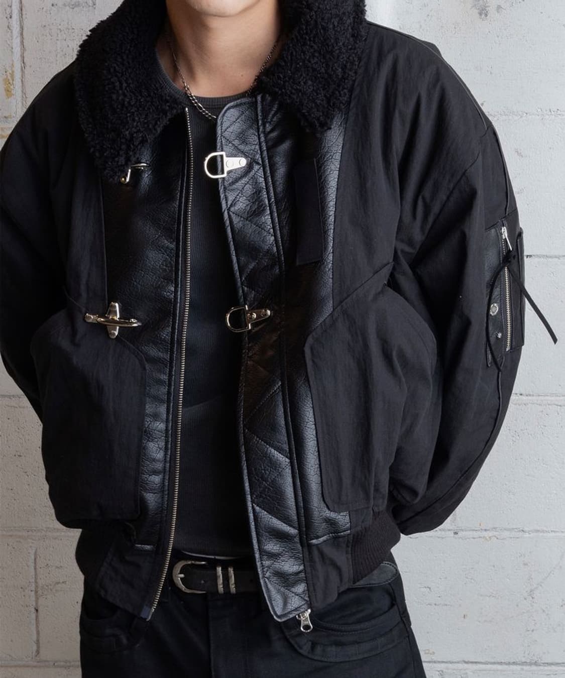 Rssc x pog 레더믹스 봄버 상품이미지1