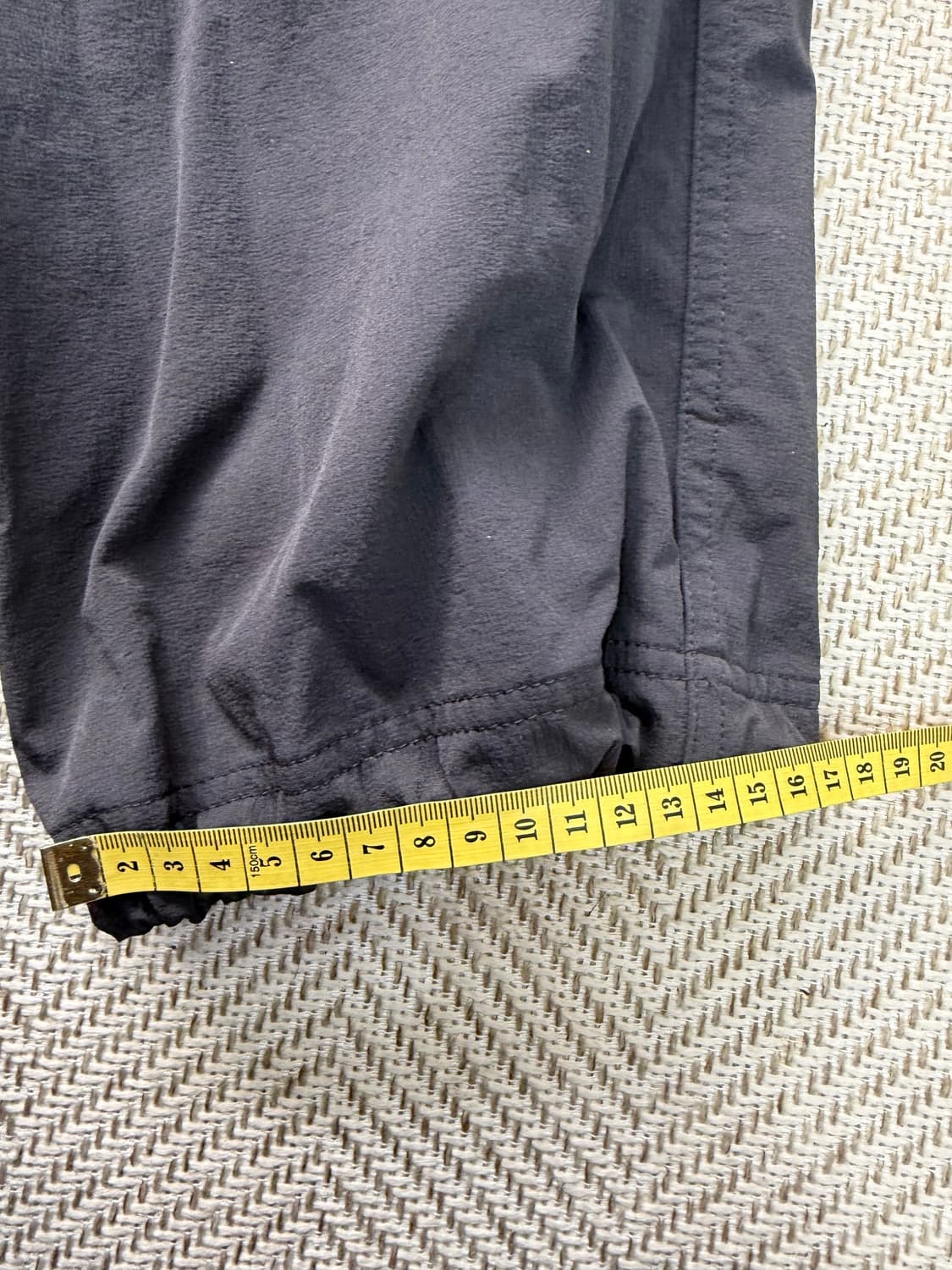 정품) 아르켓 남성 블랙 나일론 드로우스트링 스웻팬츠 M 상품이미지9