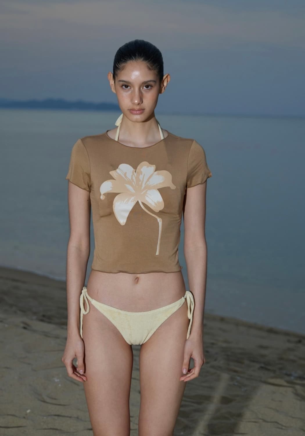 jijivisha baby flower tee beige  상품이미지1