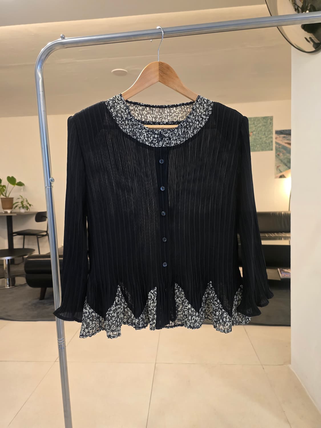 플리츠 가디건 상품이미지1