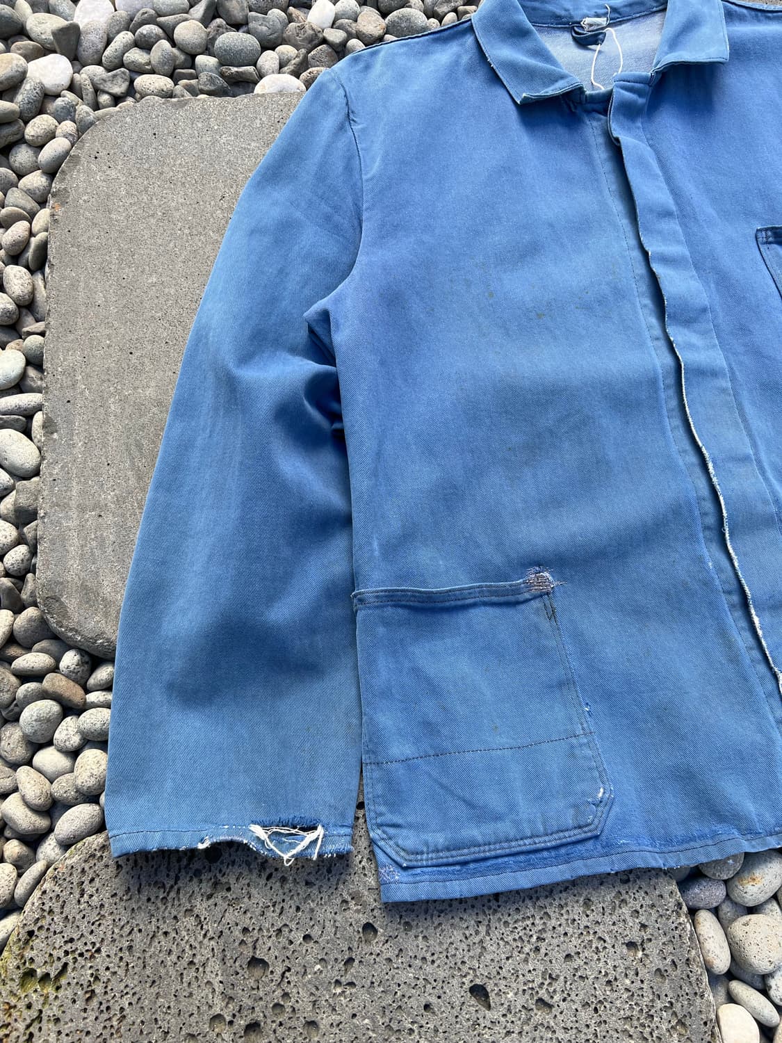 FADED VINTAGE WASHING DENIM 프렌치워크자켓 상품이미지5