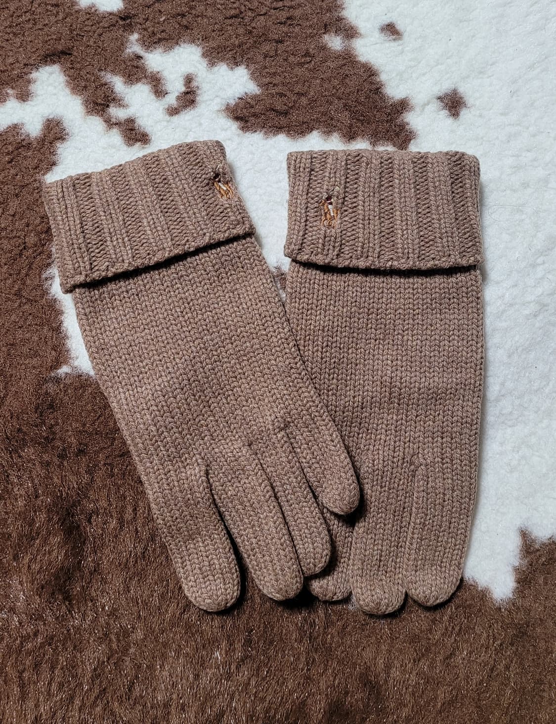 폴로 랄프로렌 남성용 메리노 울 장갑 상품이미지1