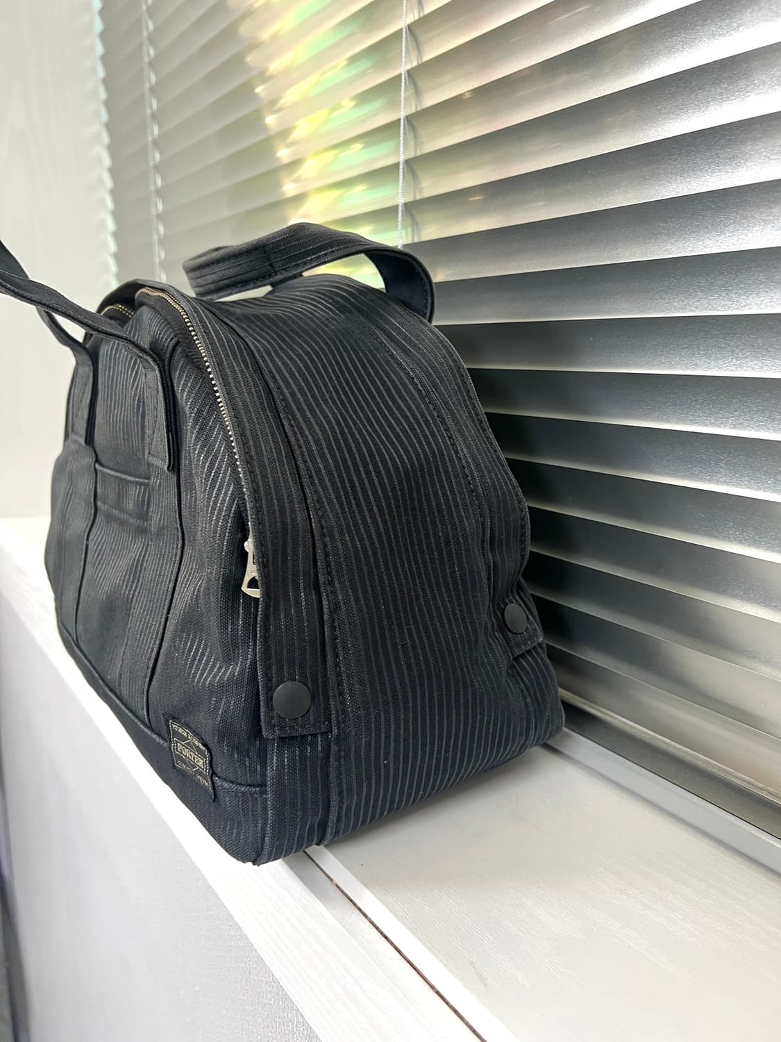 PORTER-TOTE BAG M (Washed Stripe Black) 상품이미지7