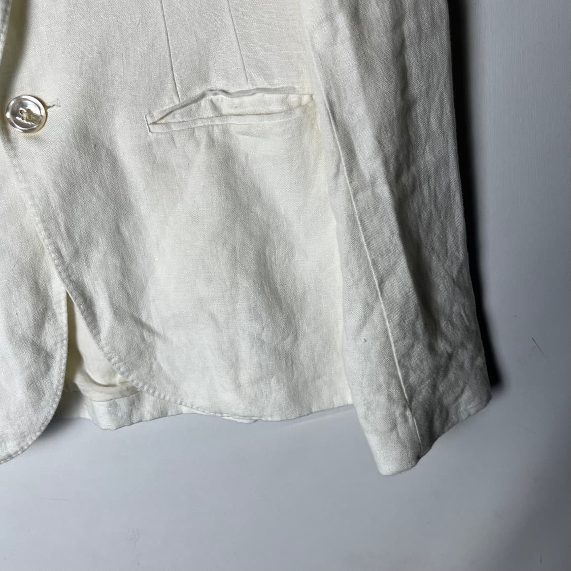 [Polo] 폴로랄프로렌 원버튼 린넨 자켓 상품이미지4