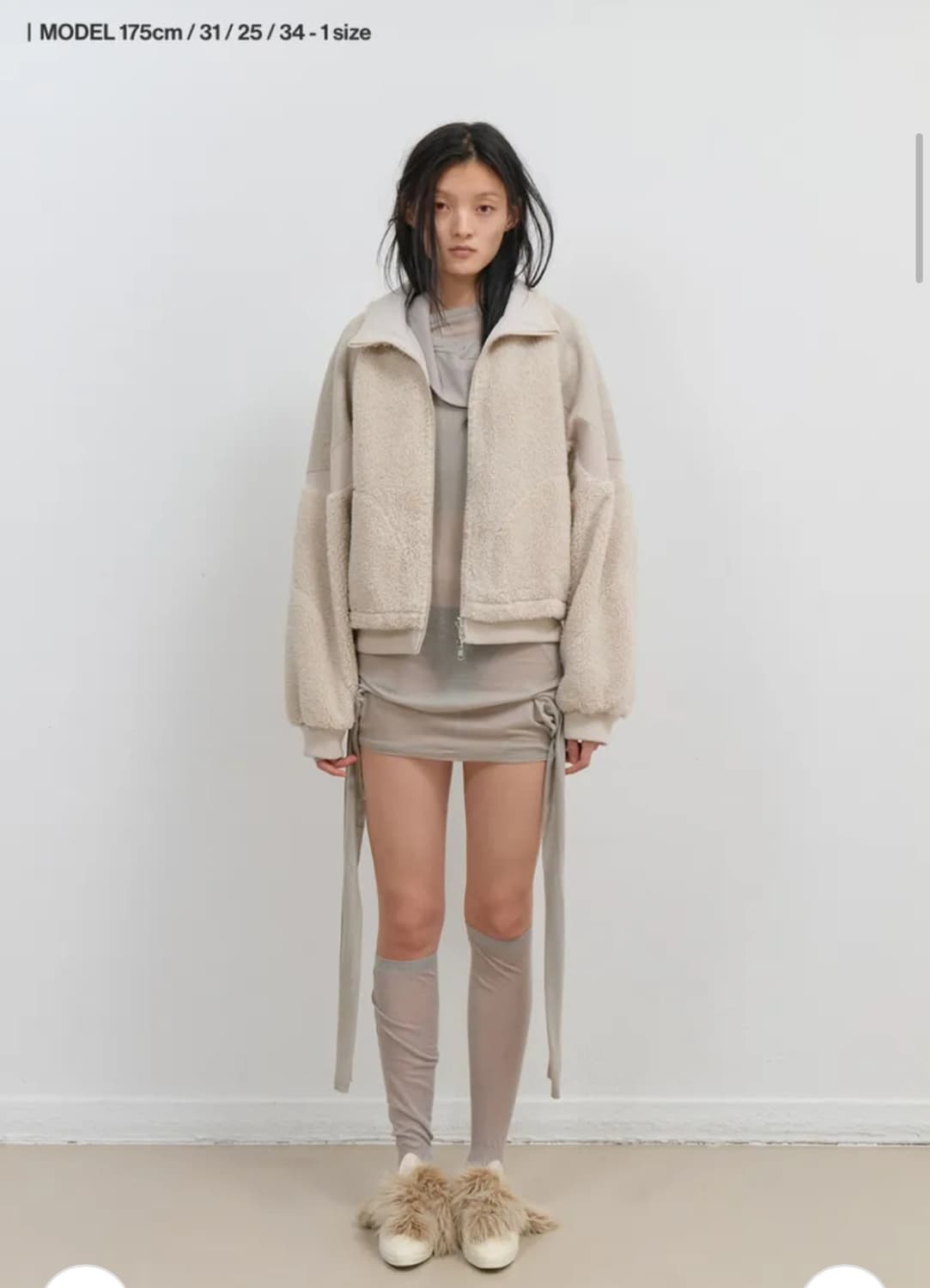 오호스 ojos 리버시블 플리스 봄버자켓 상품이미지1