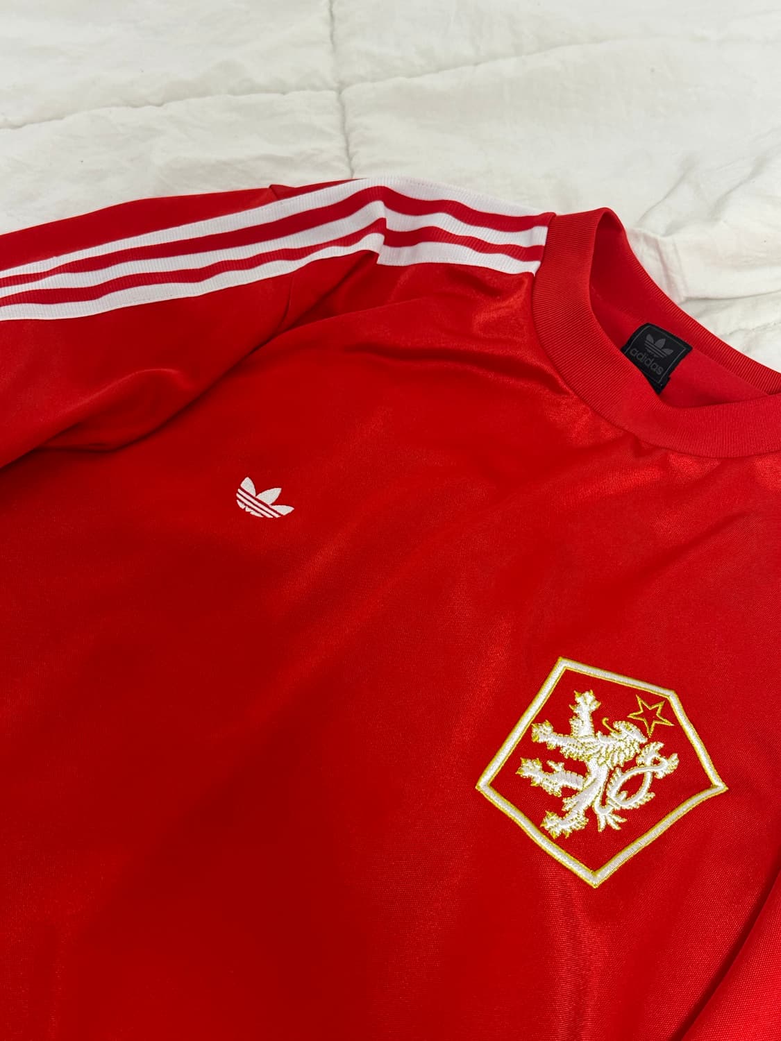 아디다스 파이어버드 체코 국대 반팔 져지 미디움  상품이미지6