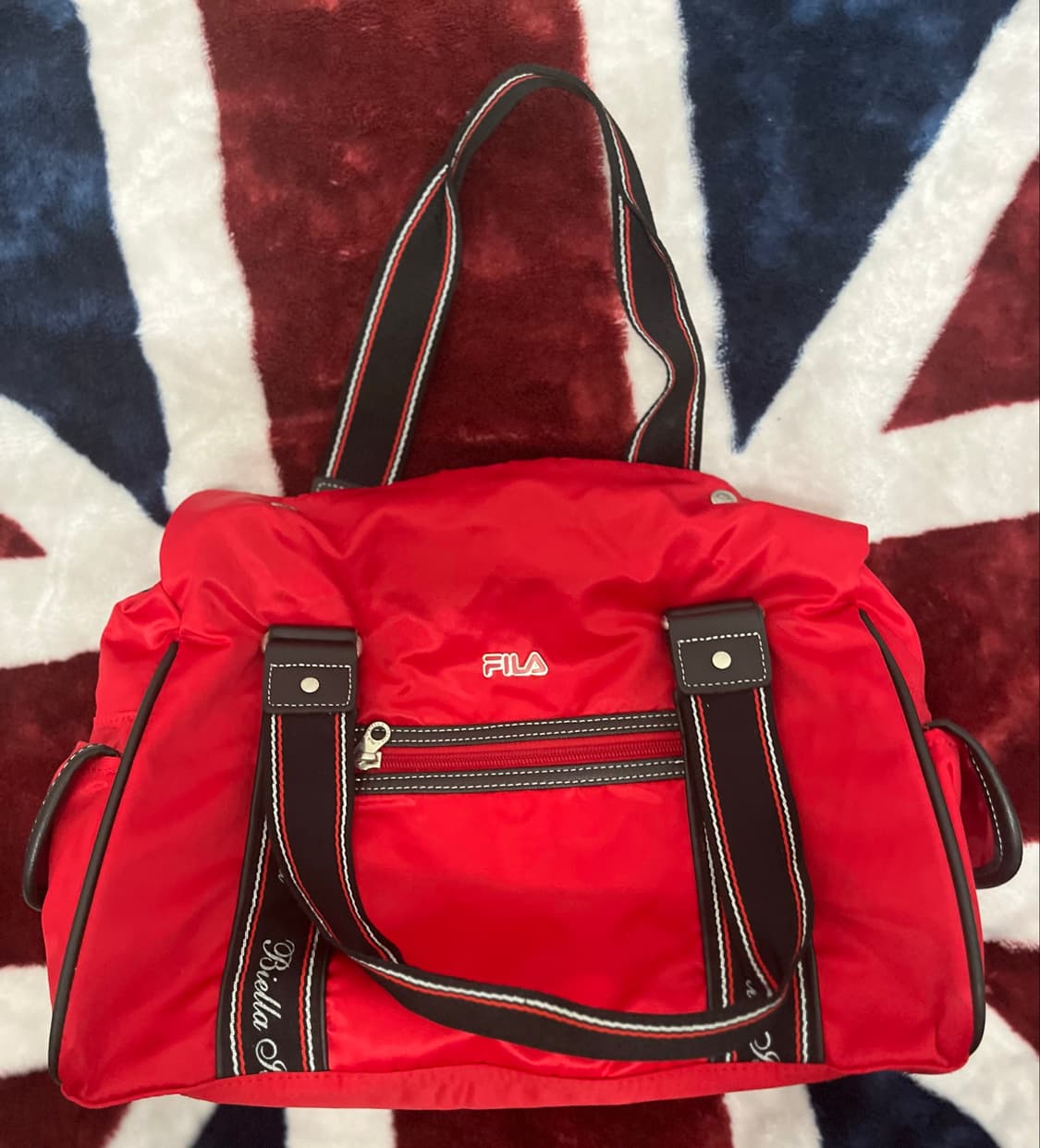 휠라 레드 보스턴백 30cm x 35cm 상품이미지1