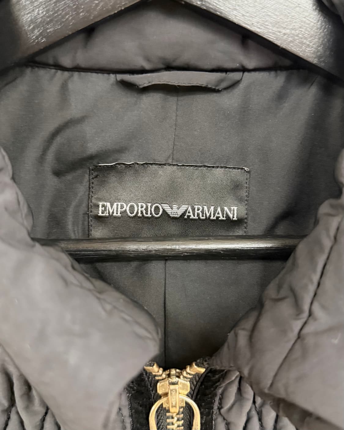 엠프리오 아르마니 블랙 지오메트릭 패턴 집업 자켓 상품이미지7